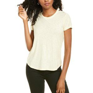 $95 NWT Pale yellow crewneck T shirt sz 1